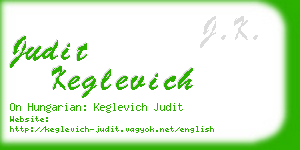 judit keglevich business card